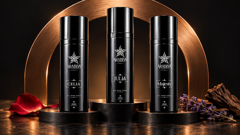 Celia, Majesty or Julia? Choose Your All Over Spray